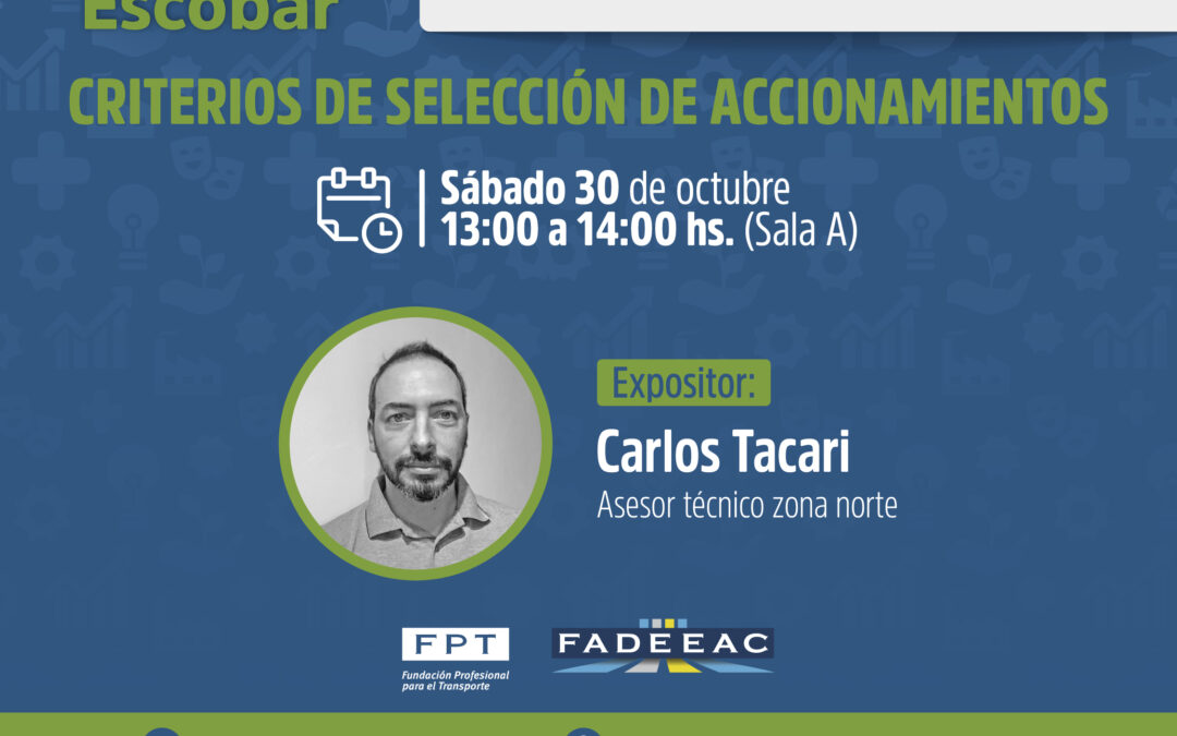 Criterios de selección de accionamientos